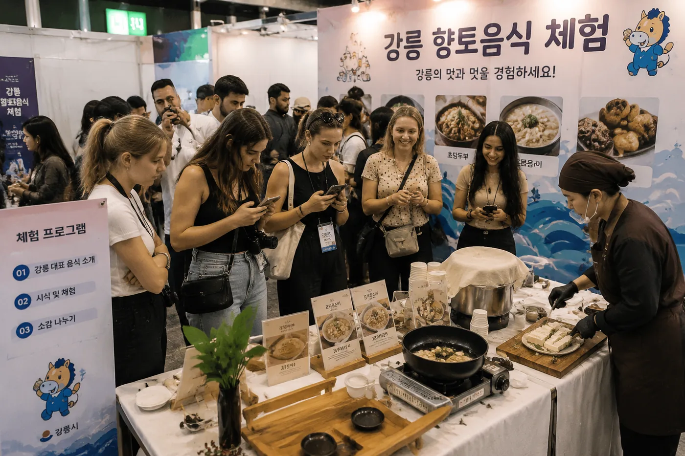 외국인 대상 향토음식 체험